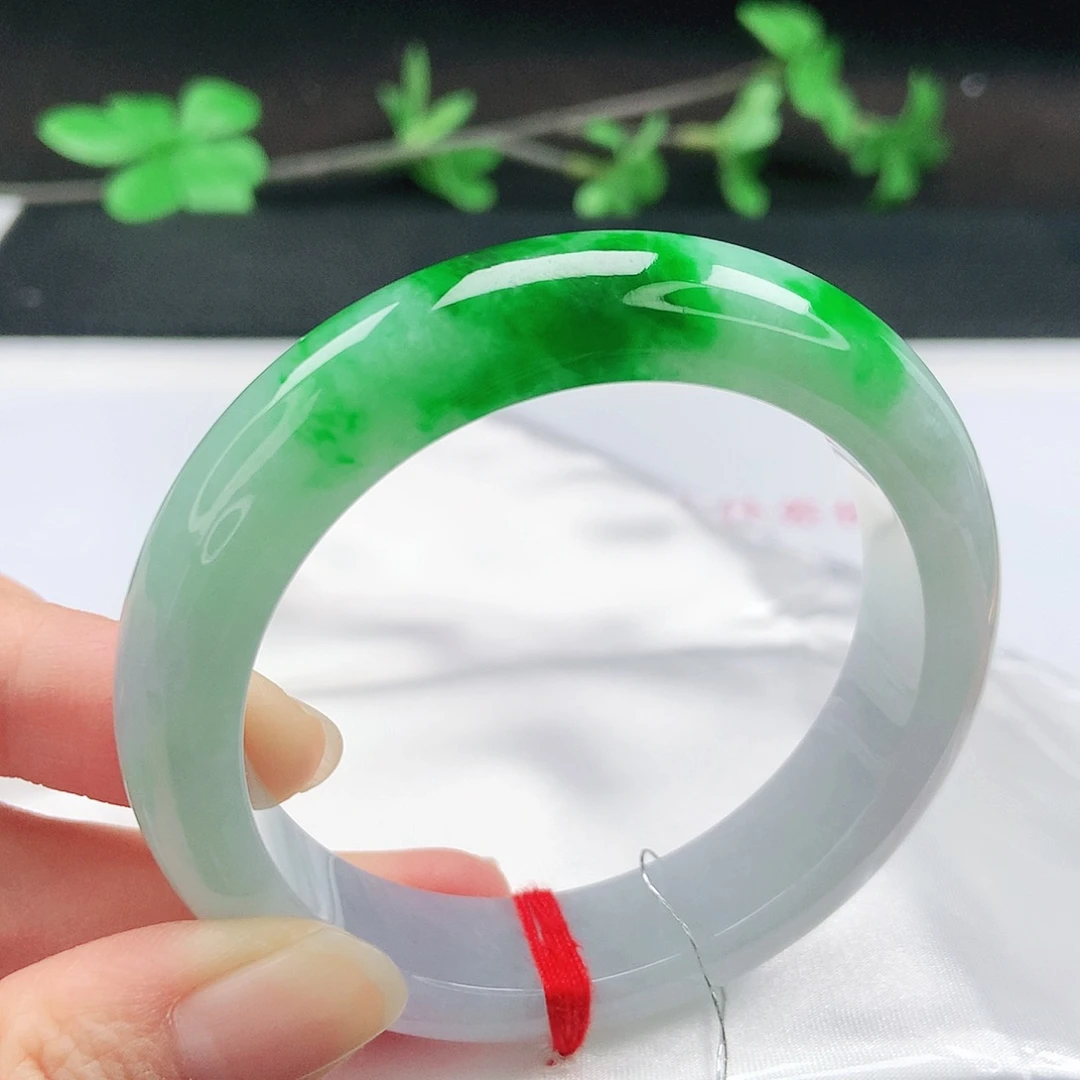 未镶嵌手镯翡翠54圈