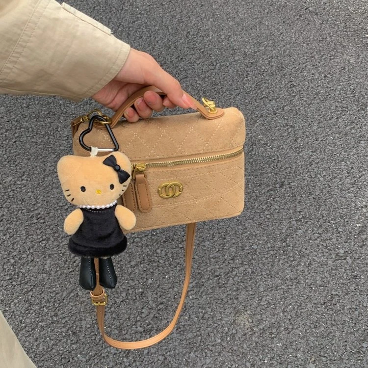 轻奢小香风菱格链条小包包女2025新款迷你包包单肩斜挎包包女包手