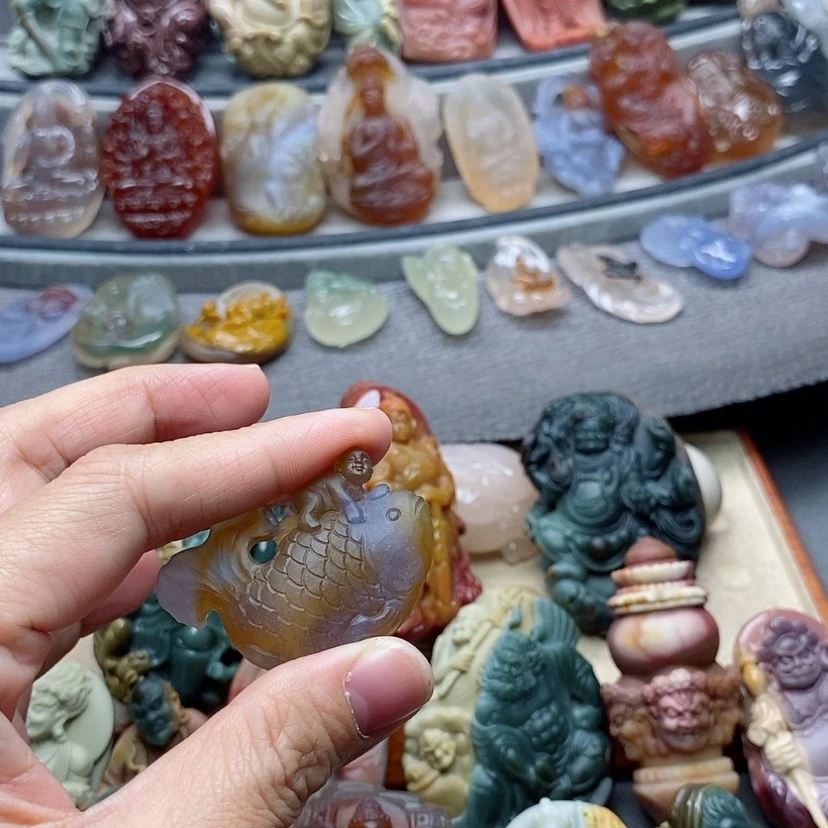 【闪购商品】未镶嵌吊坠定制玛瑙