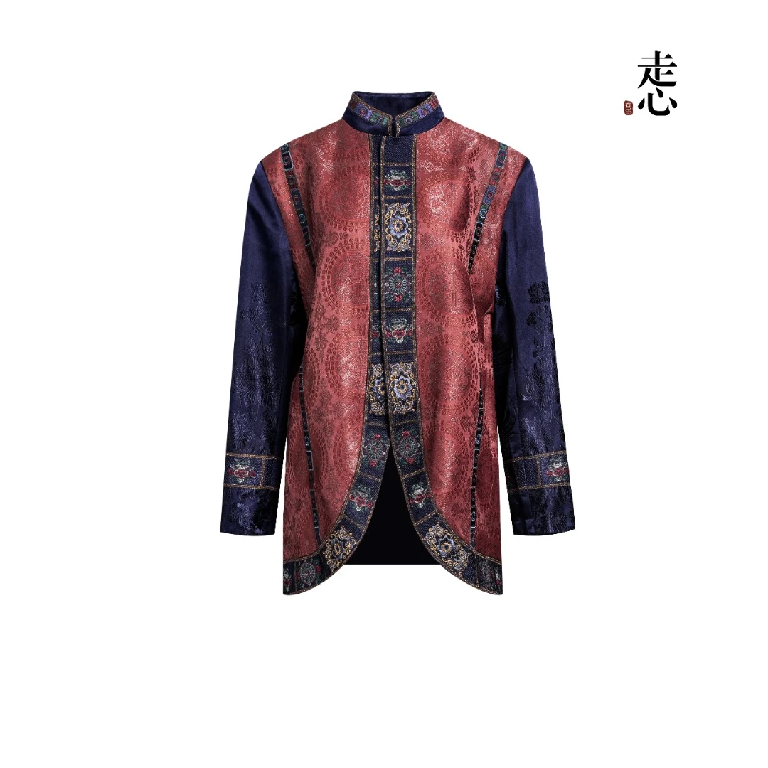 【香云走心】凤凰宝相 西装25ZWT5668双面中式时尚复古提花秋季