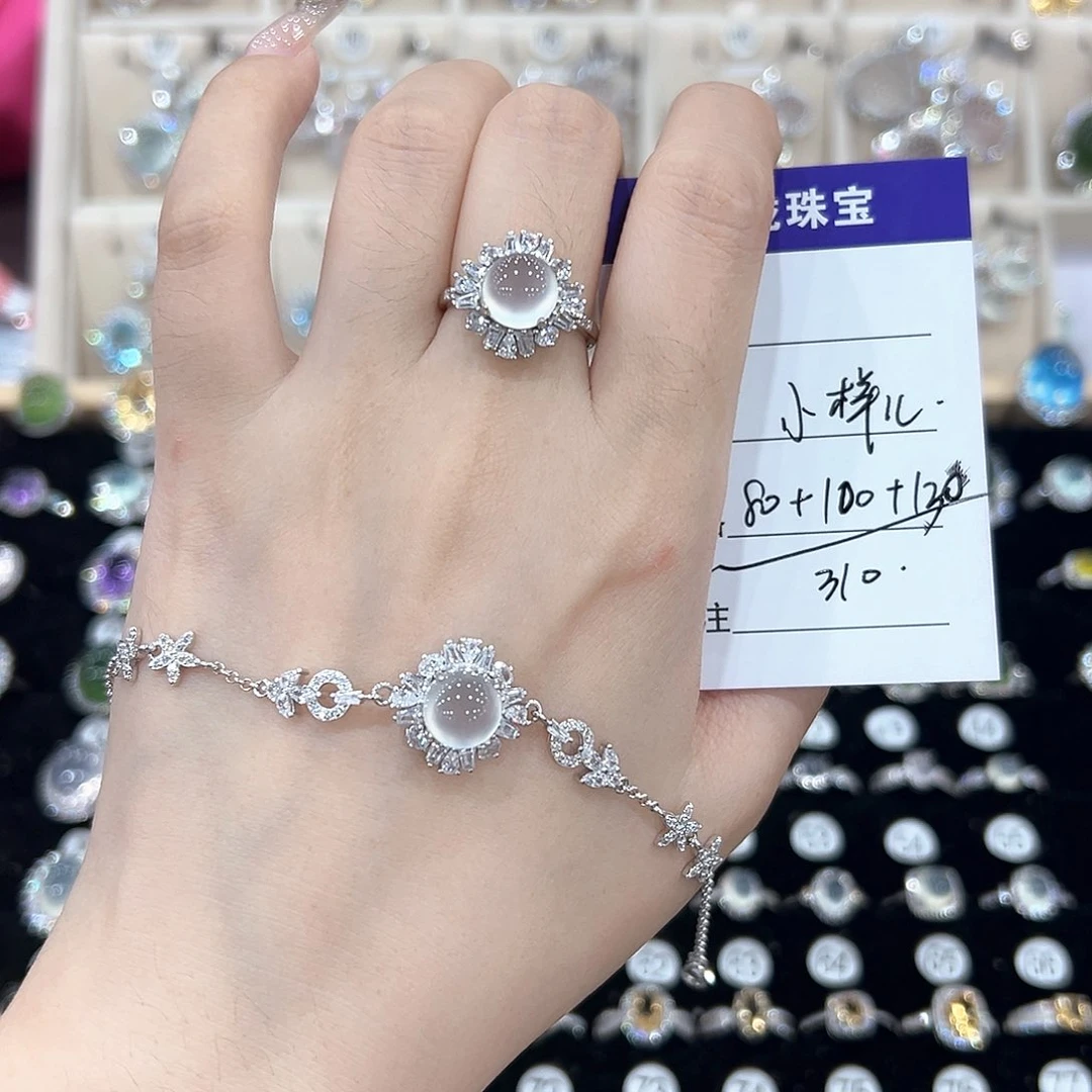 小***兒紫晶戒指银S925镶嵌