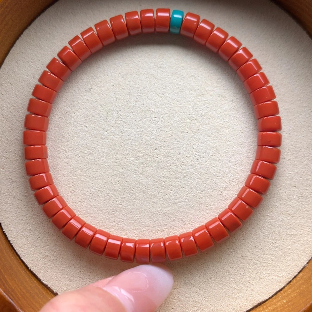 南红玛瑙未镶嵌保山天然原矿南红直切手串