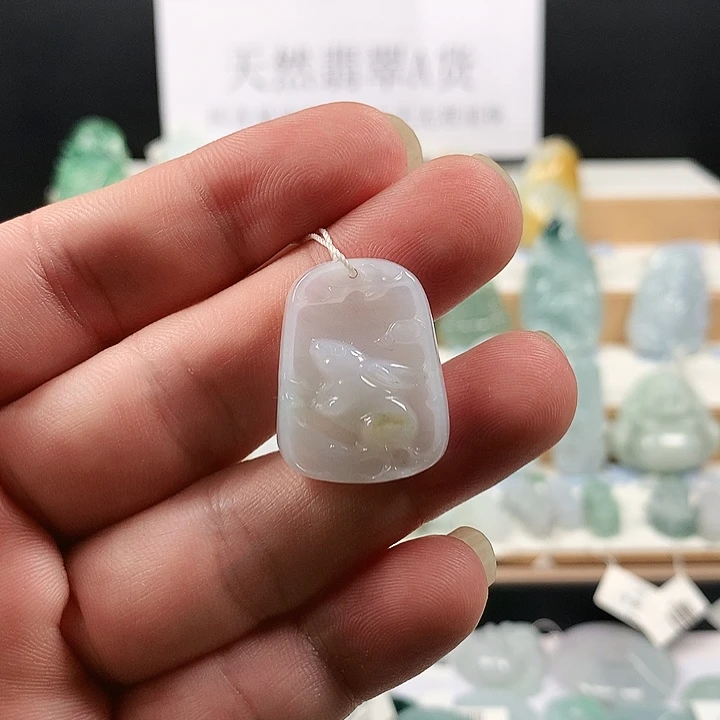 吊坠(不含链)未镶嵌翡翠46生肖兔