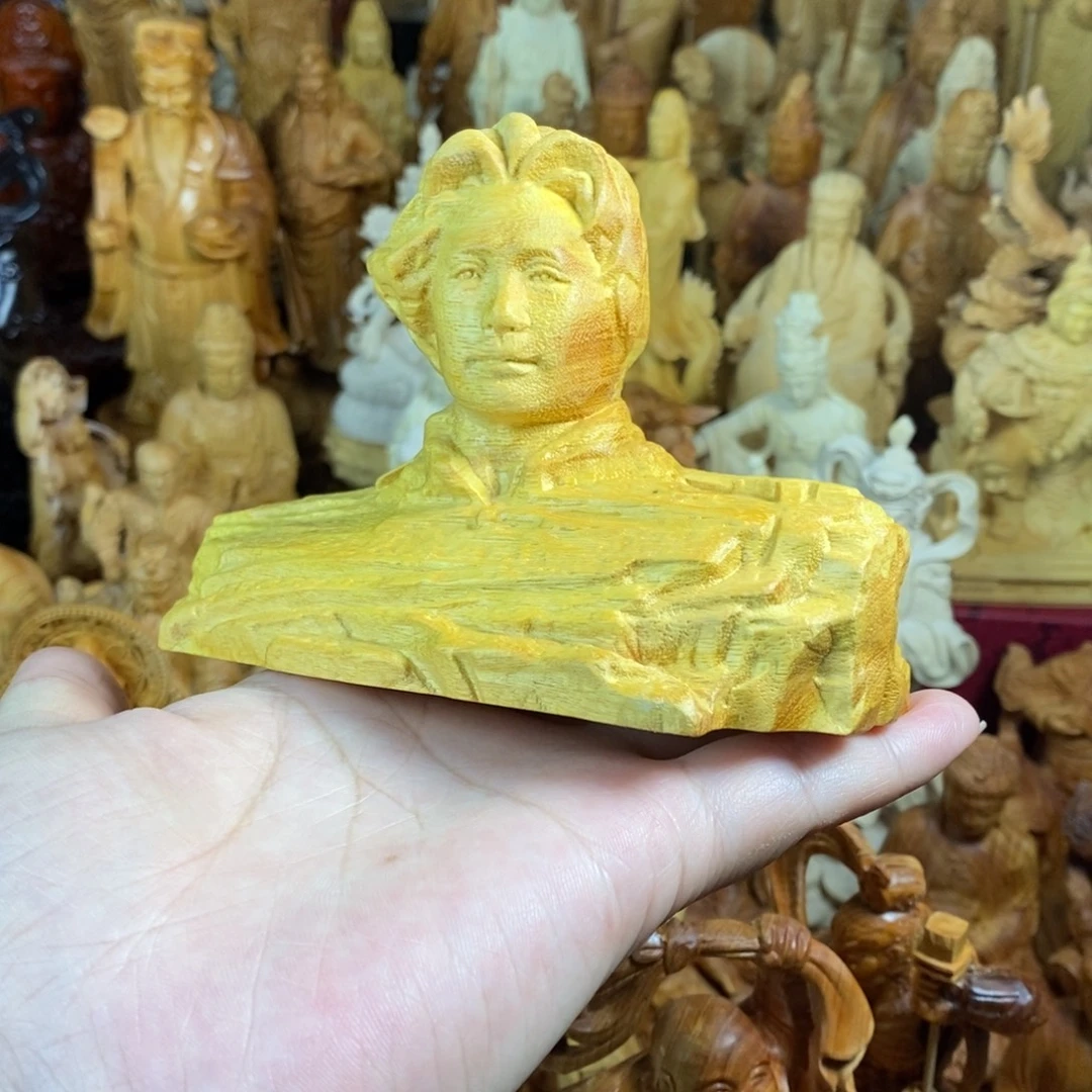 木黄金檀精品锦盒发货12长橘子洲头伟人