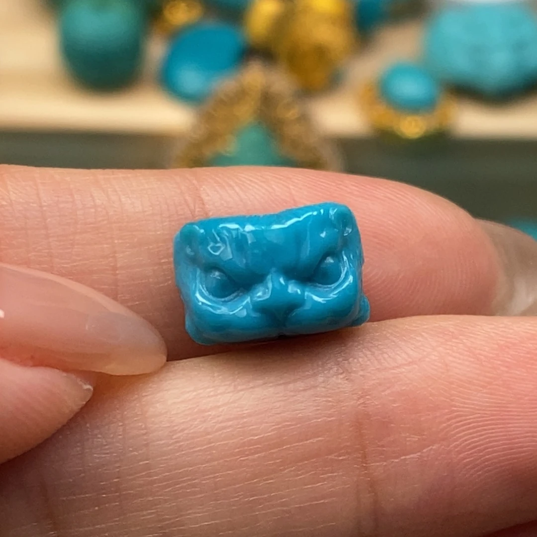 未镶嵌绿松石挂件越**丘