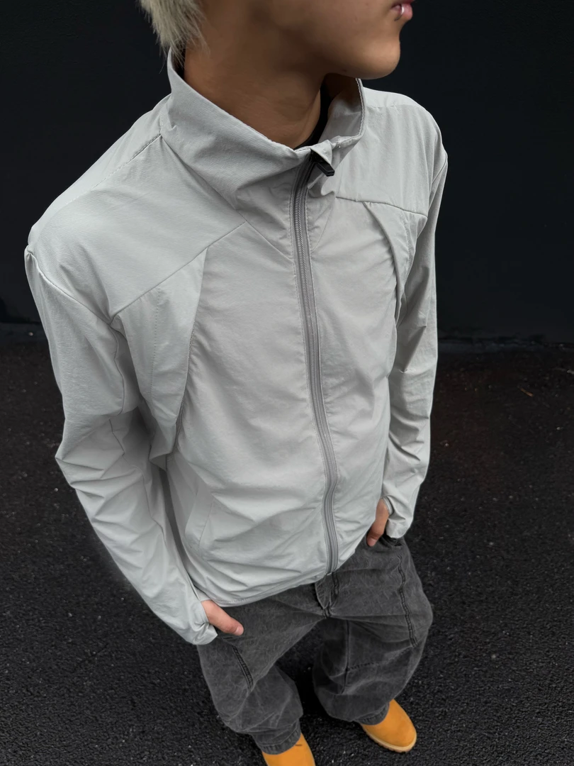 SKATEPARK UPF100+ 活页裁片透气网眼内里全包边凉感防晒服正肩