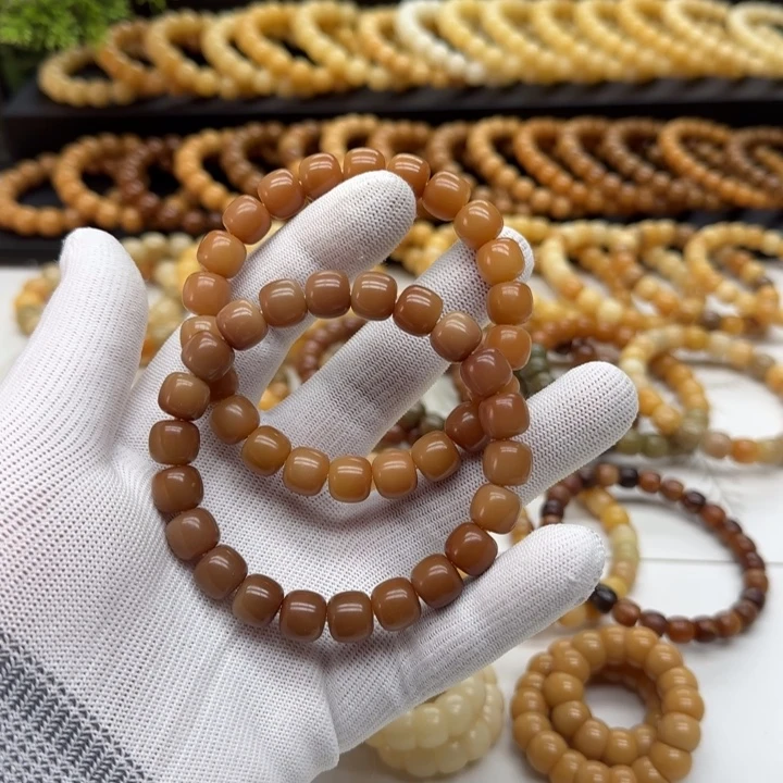 菩提根/象牙果手串10*11微瑕5年