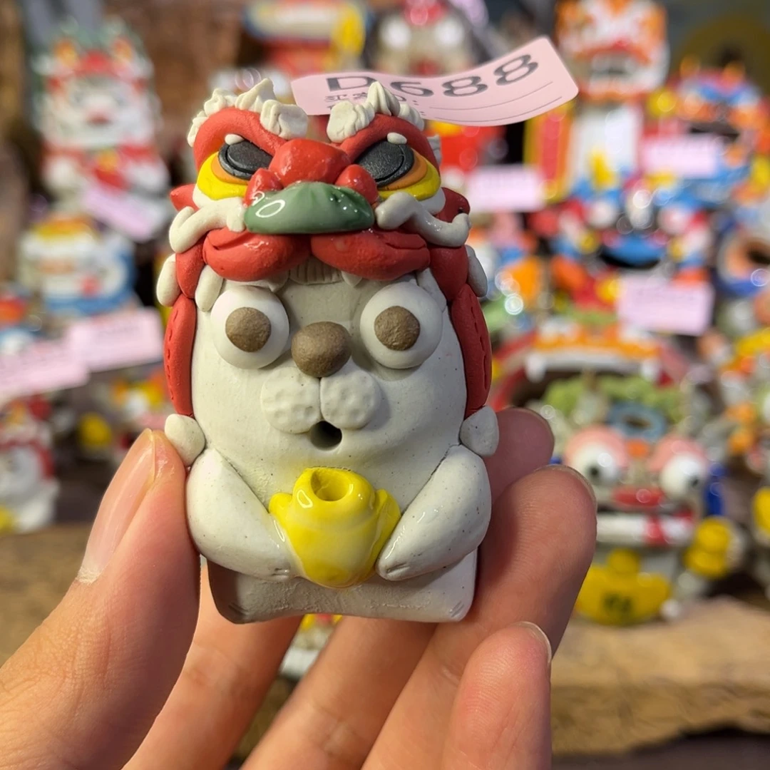 泥塑纯手工茶宠摆件