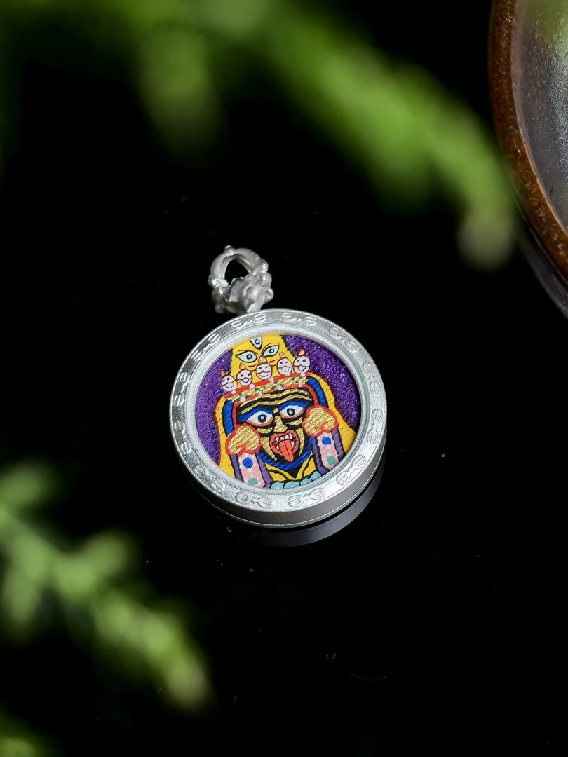 纯手绘唐卡2.0扎基拉姆藏地文玩探宝艺术拉萨直发