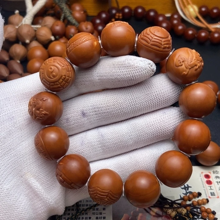 手串/手链橄榄核1.8铁核四象八卦