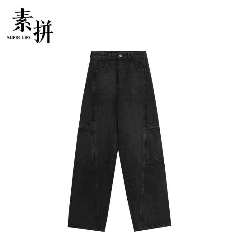 素拼女装牛仔裤SPBZK424022CG
