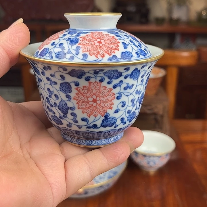 顾老师青花主人杯