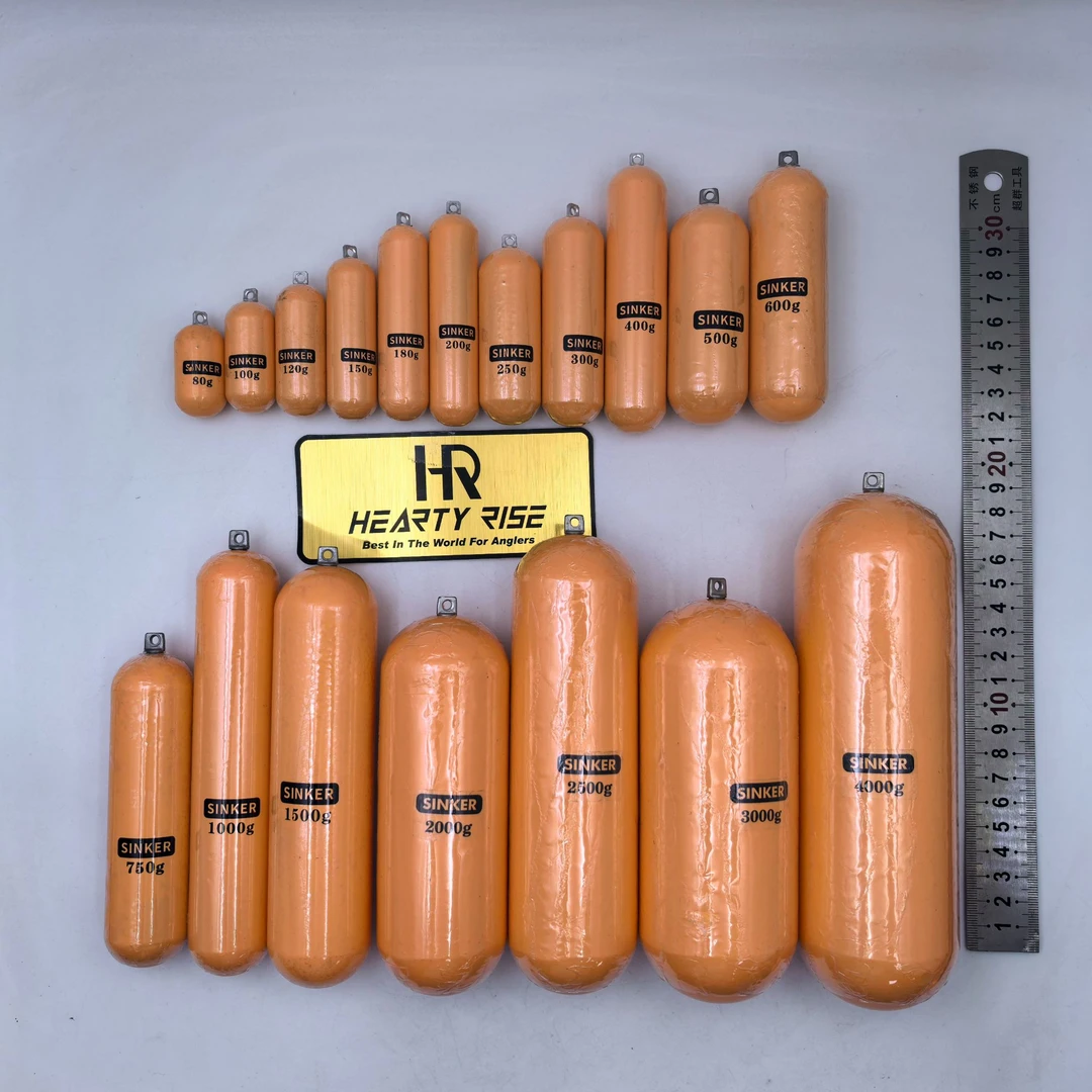 ECOFT新品新型环保钓鱼铅吊坠船钓深海钓底钢锰防挂底南油铅坠