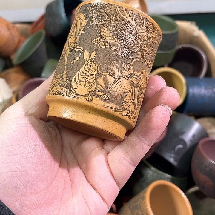 茶杯紫砂全手工紫砂主人杯