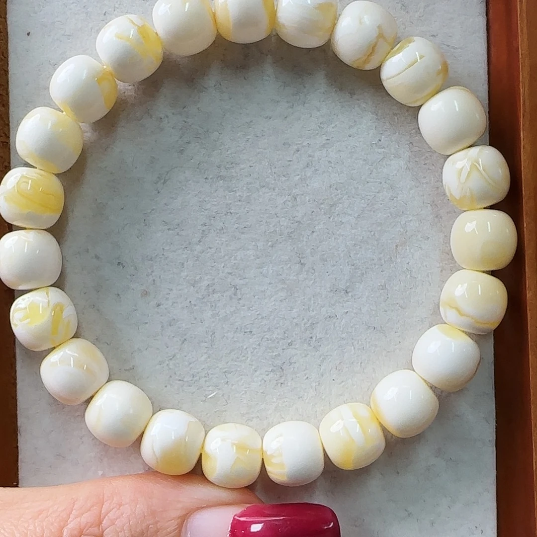 琥珀未镶嵌手链蜜蜡手串