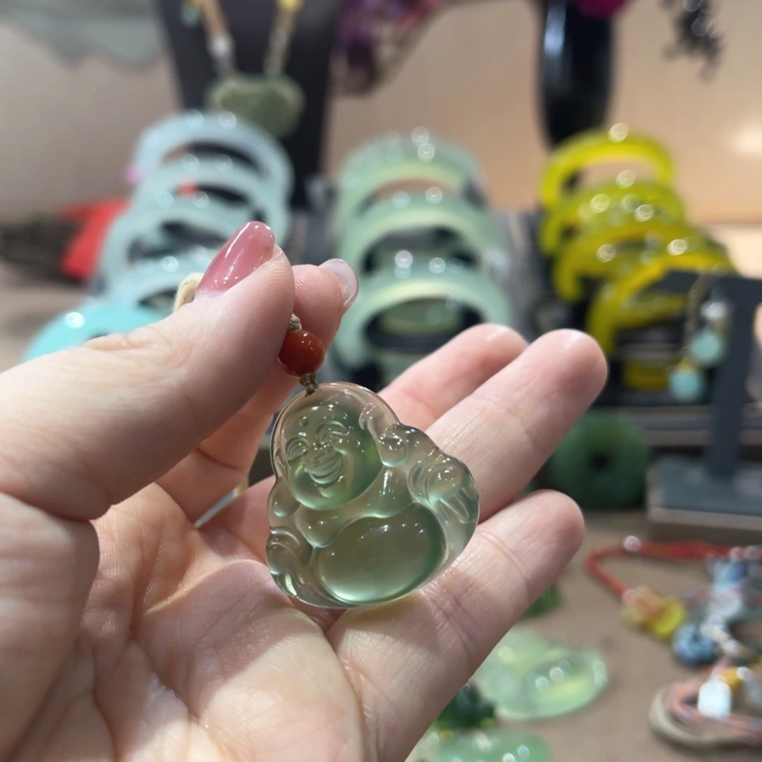 蛇纹石玉手镯未镶嵌盐***檬