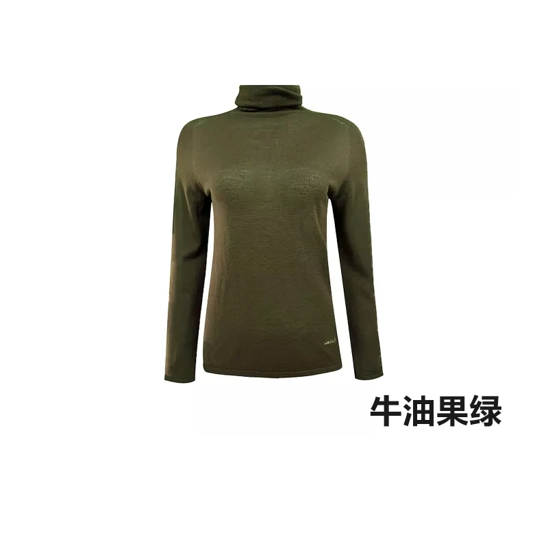 雅舒曼时尚百搭18针扬子纱美丽诺羊针织毛衫2S12S20368-1
