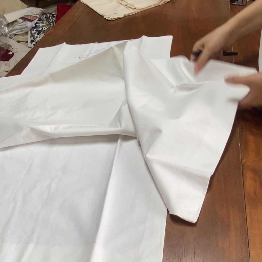 棉蚕丝绸缎043-枕套一对