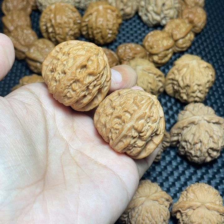 把件文玩核桃36白狮子头