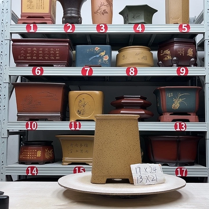 紫砂花盆紫砂花盆