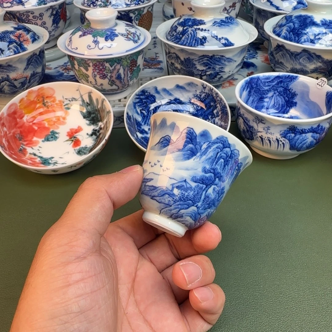 陶纯手工纯手绘茶具242