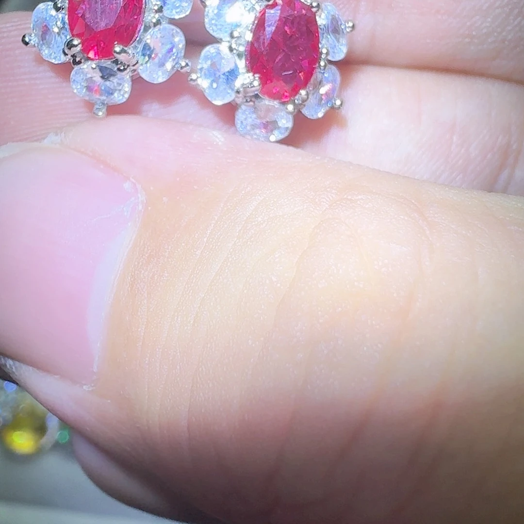 绿水晶戒指银S925镶嵌