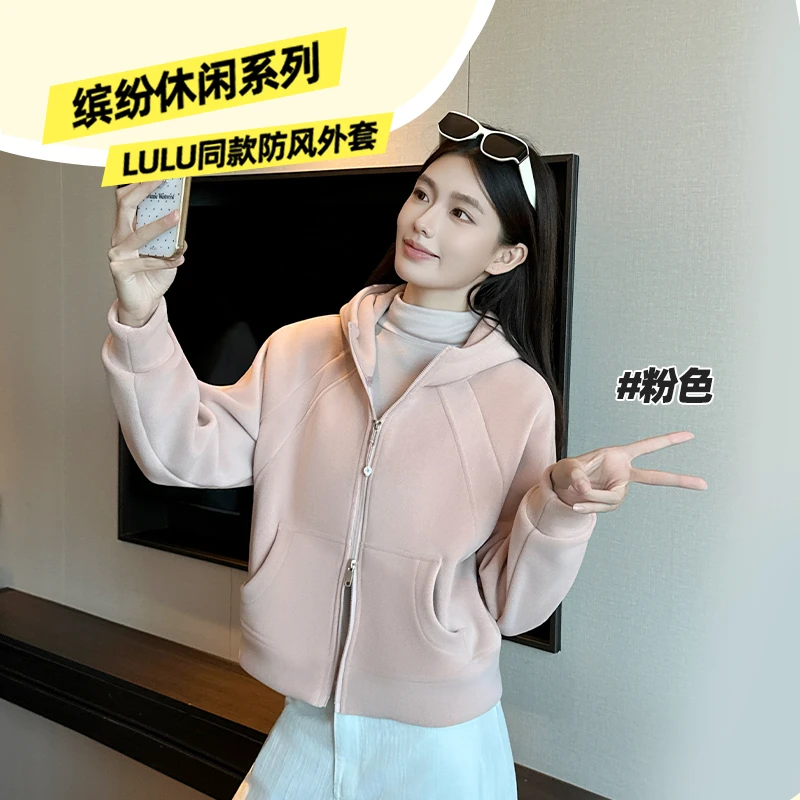秋冬韩系小外套奥粒绒百搭休闲宽松设计感小众女款外套XX