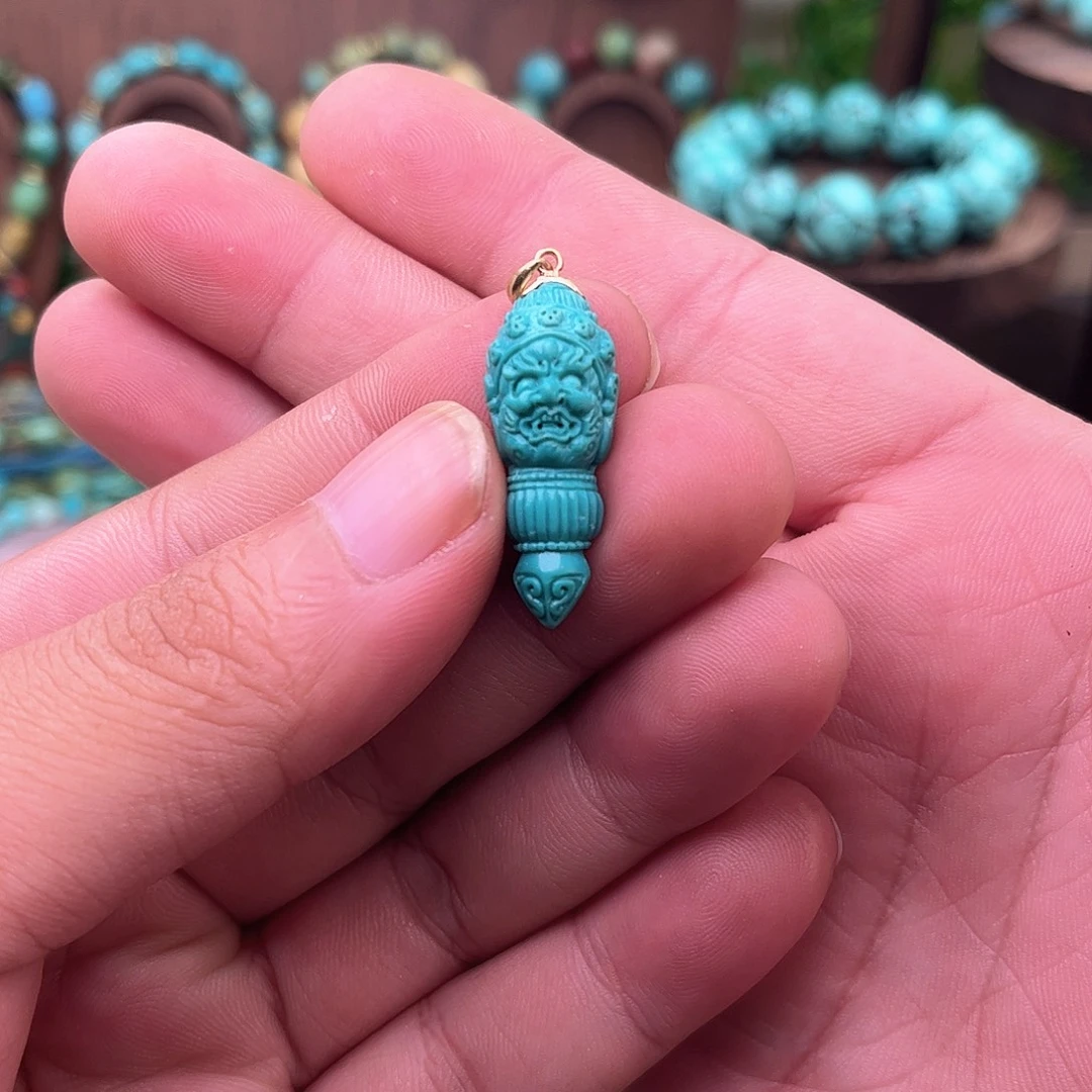 绿松石未镶嵌配饰