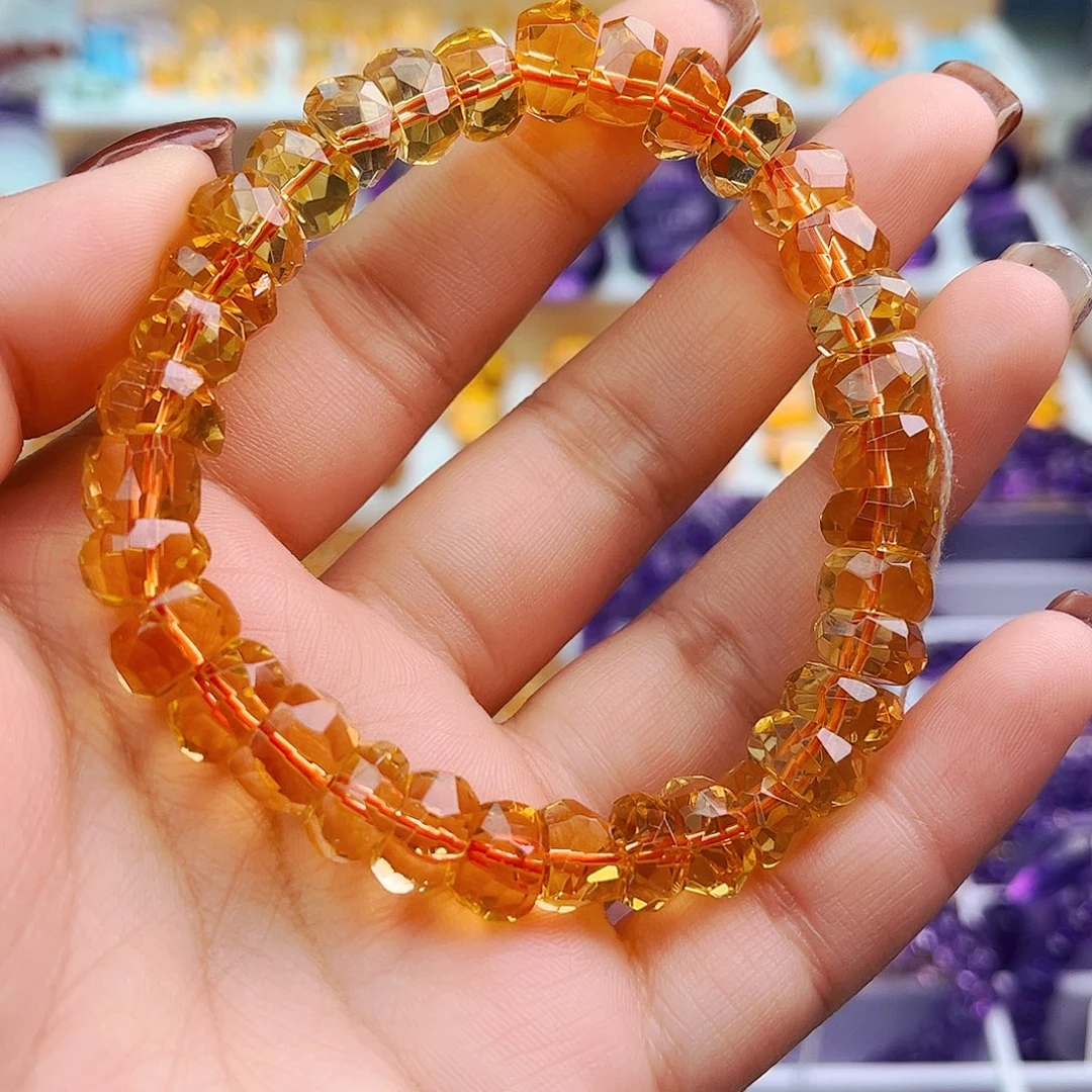 水晶未镶嵌手串天然保真