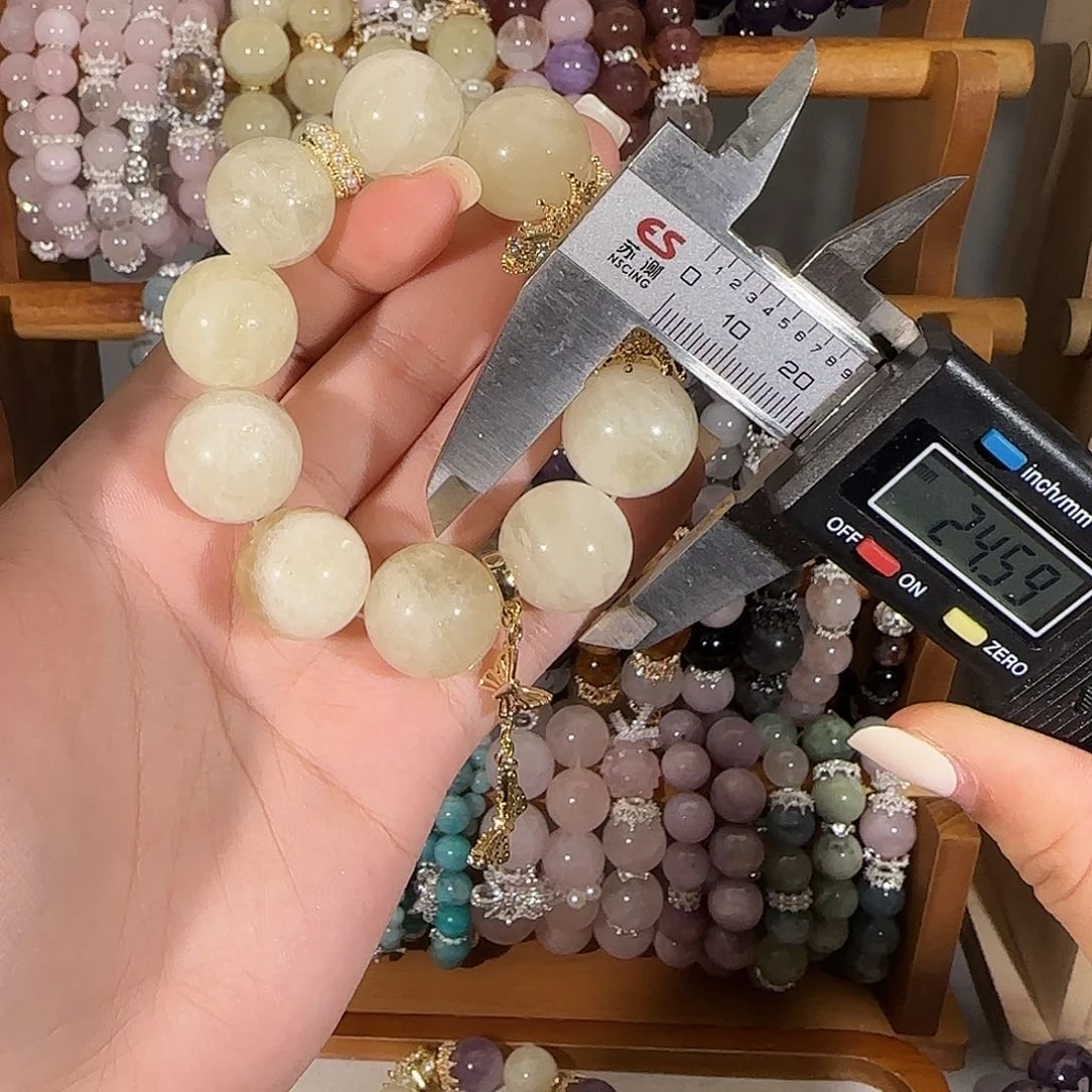 烟晶手链未镶嵌哈哈