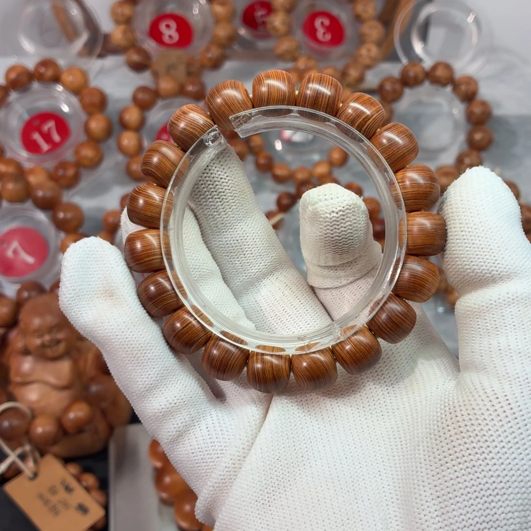 柏木（崖柏）手串/手链太行崖柏黑油14.1g1.2甜奶香