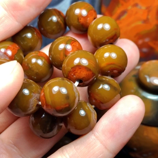 奇***梦玛瑙/玉髓未镶嵌颈饰