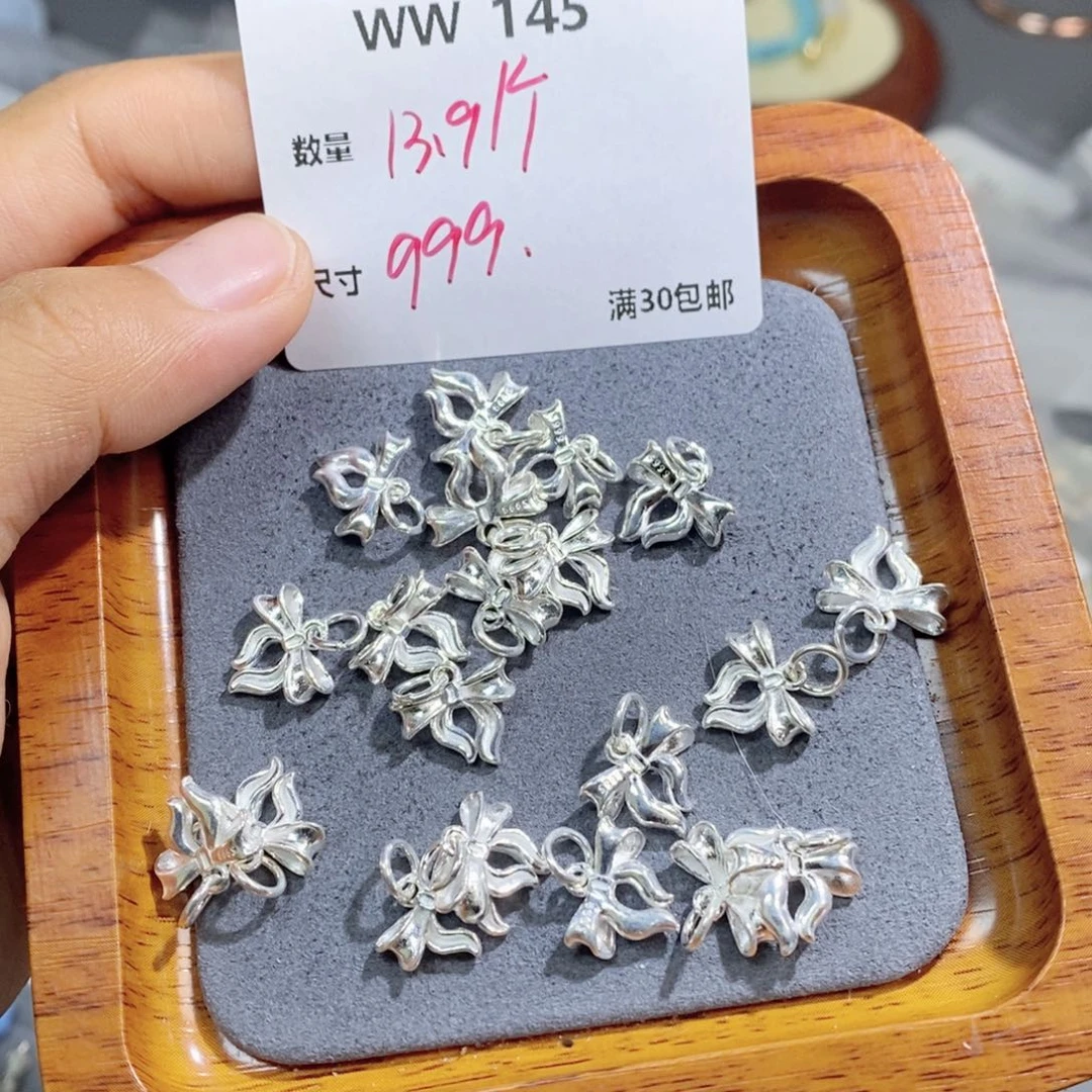 水晶珠宝半成品银S925镶嵌WW145