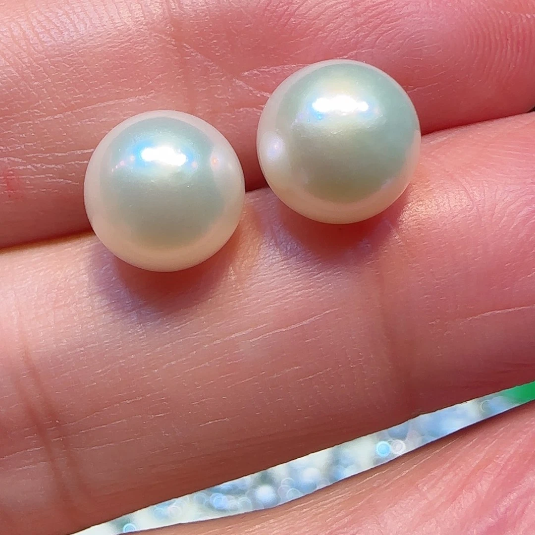 翡翠未镶嵌耳饰耳钉