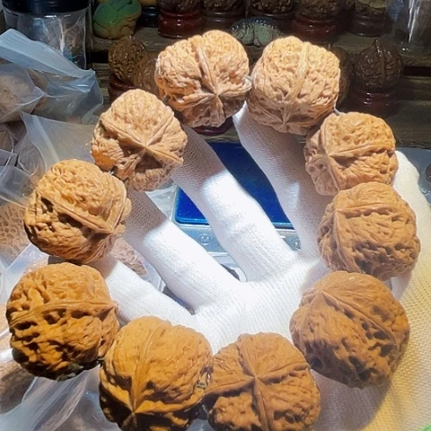 手串文玩核桃骰子10粒33带彩