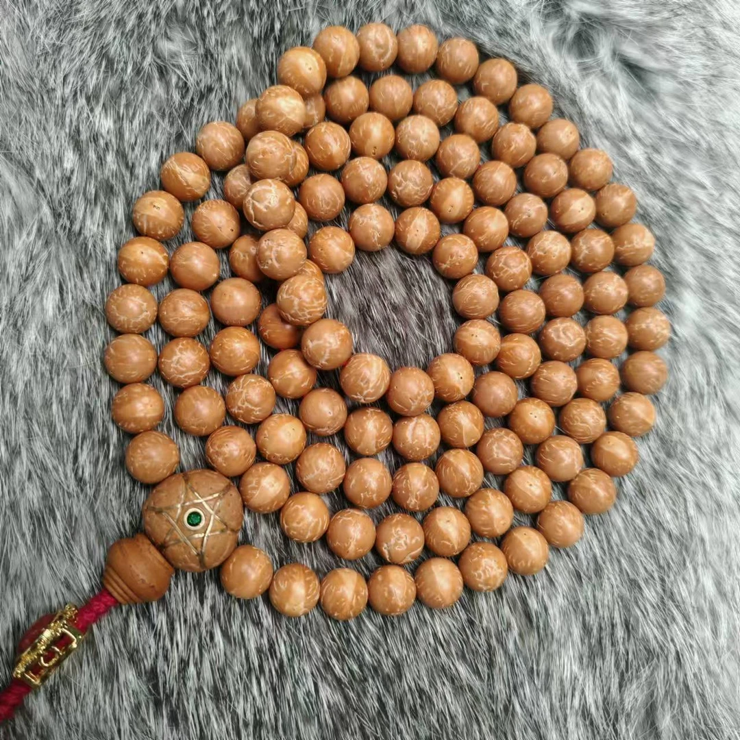 尺寸7~9mm左右国产凤眼酸枣核凤求凰多圈一条《小鱼文玩》B048