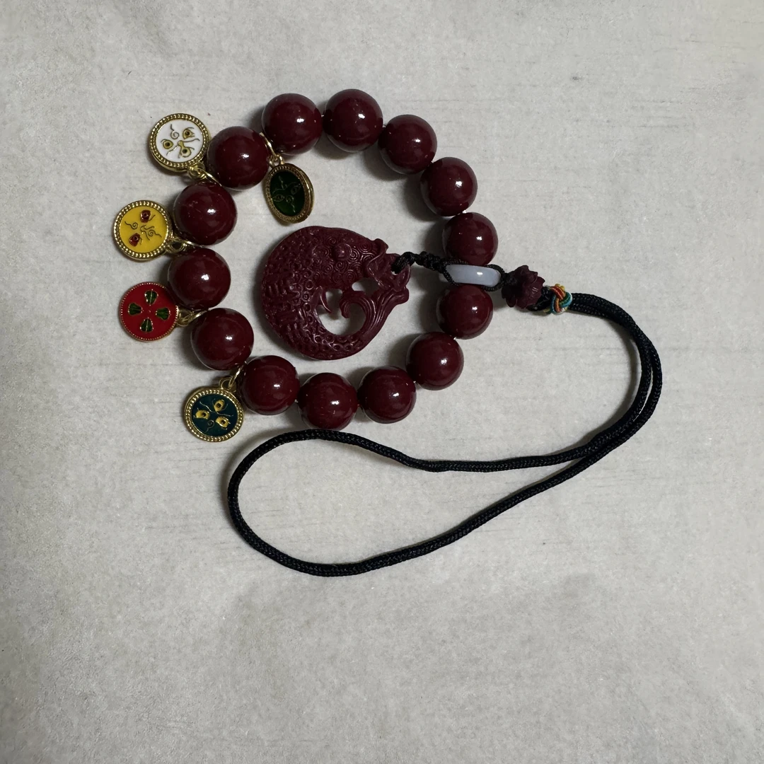 QS6120精品手串无礼盒 车挂