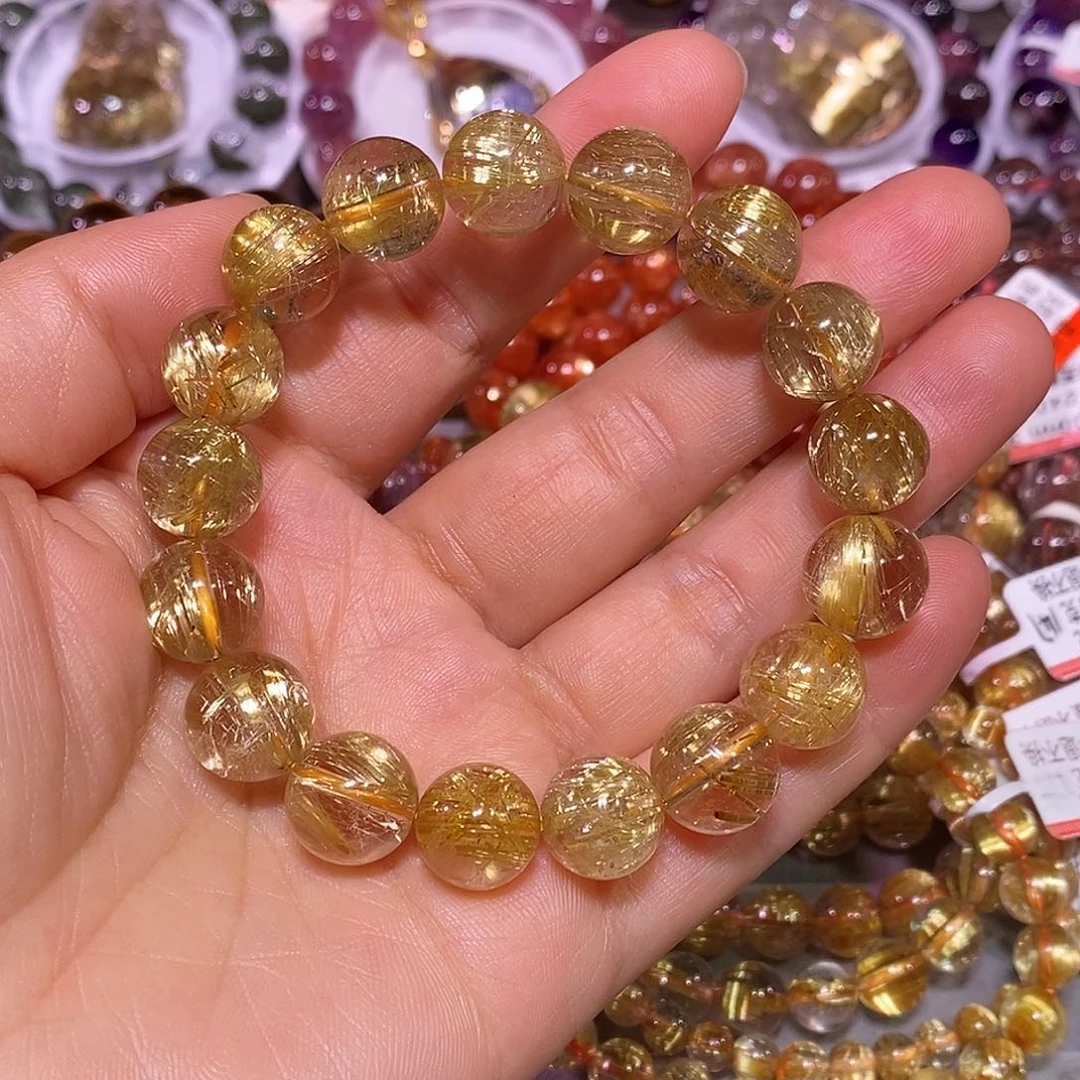 未镶嵌手链水晶金晶12.6