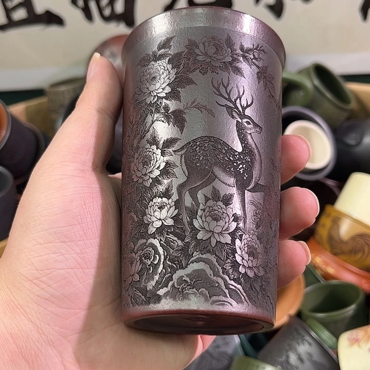 茶杯紫砂全手工紫砂 主人杯