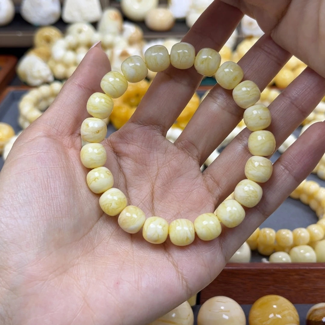 琥珀未镶嵌手串10+