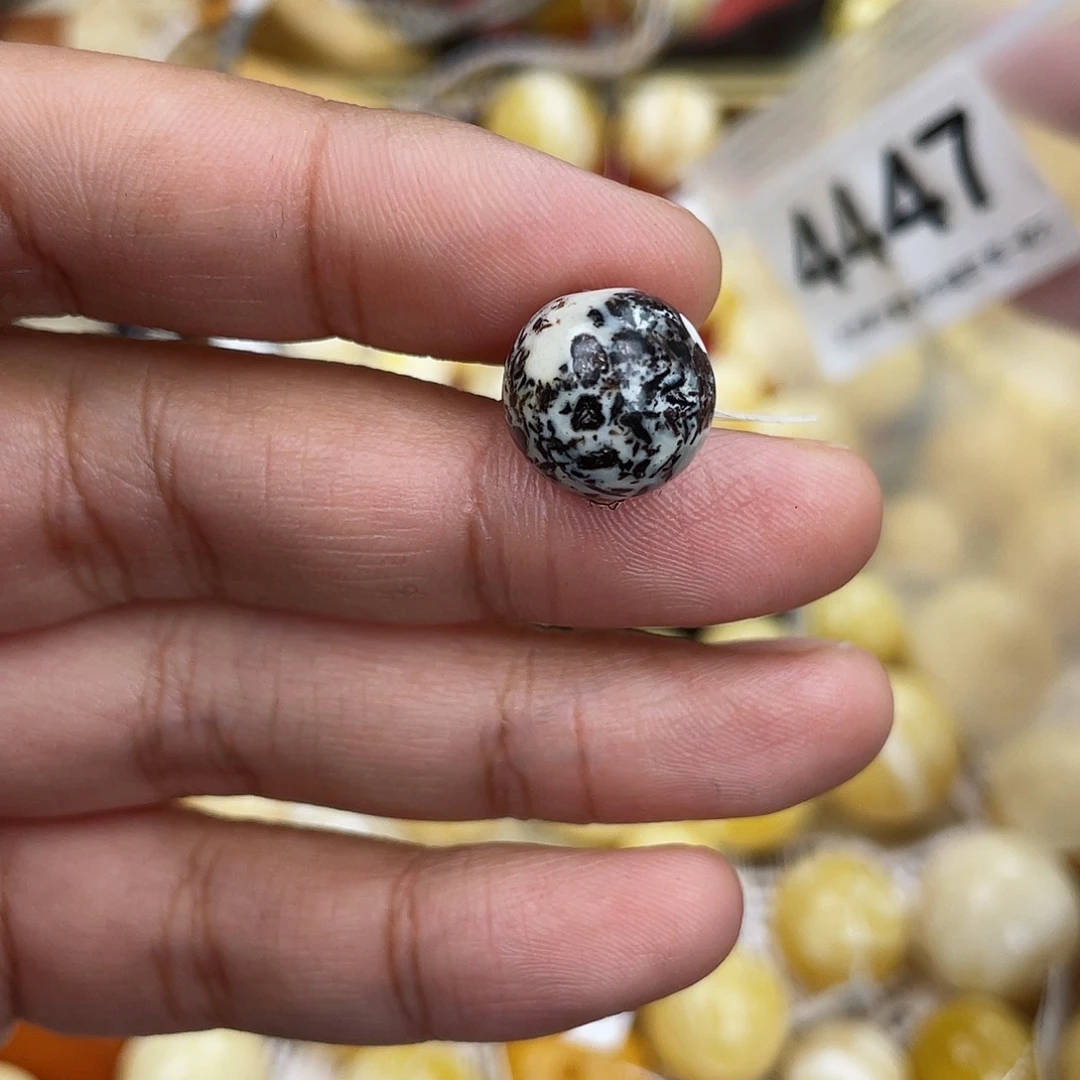 蜜蜡未镶嵌珠宝奇石13.2奥利奥