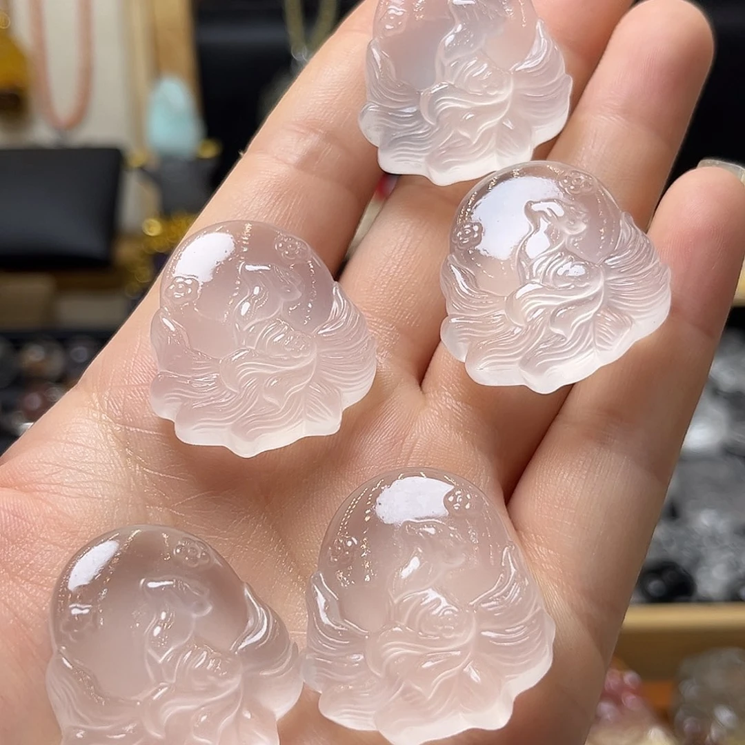 未镶嵌颈饰水晶钮****）粉水望月39