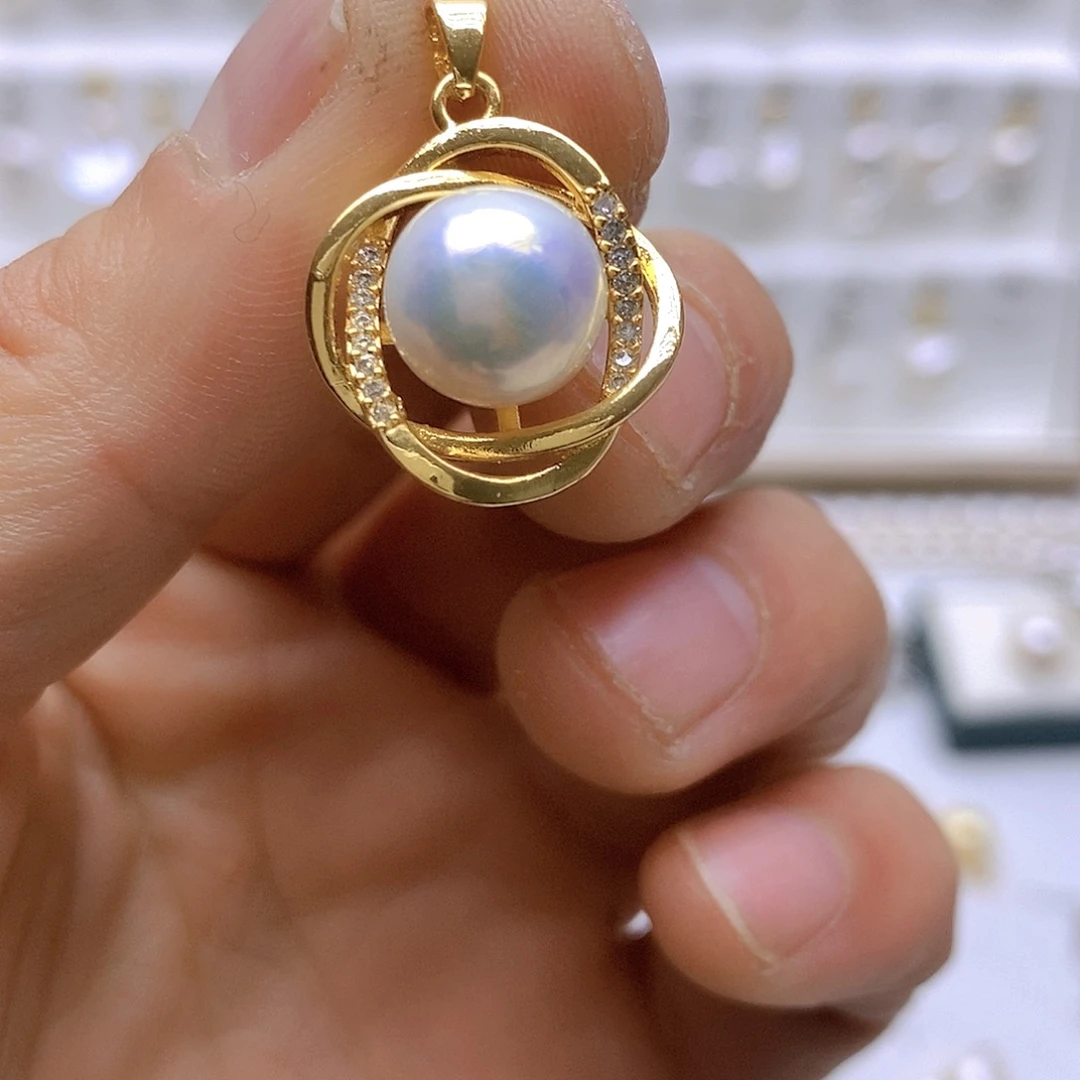 淡水珍珠颈饰合金