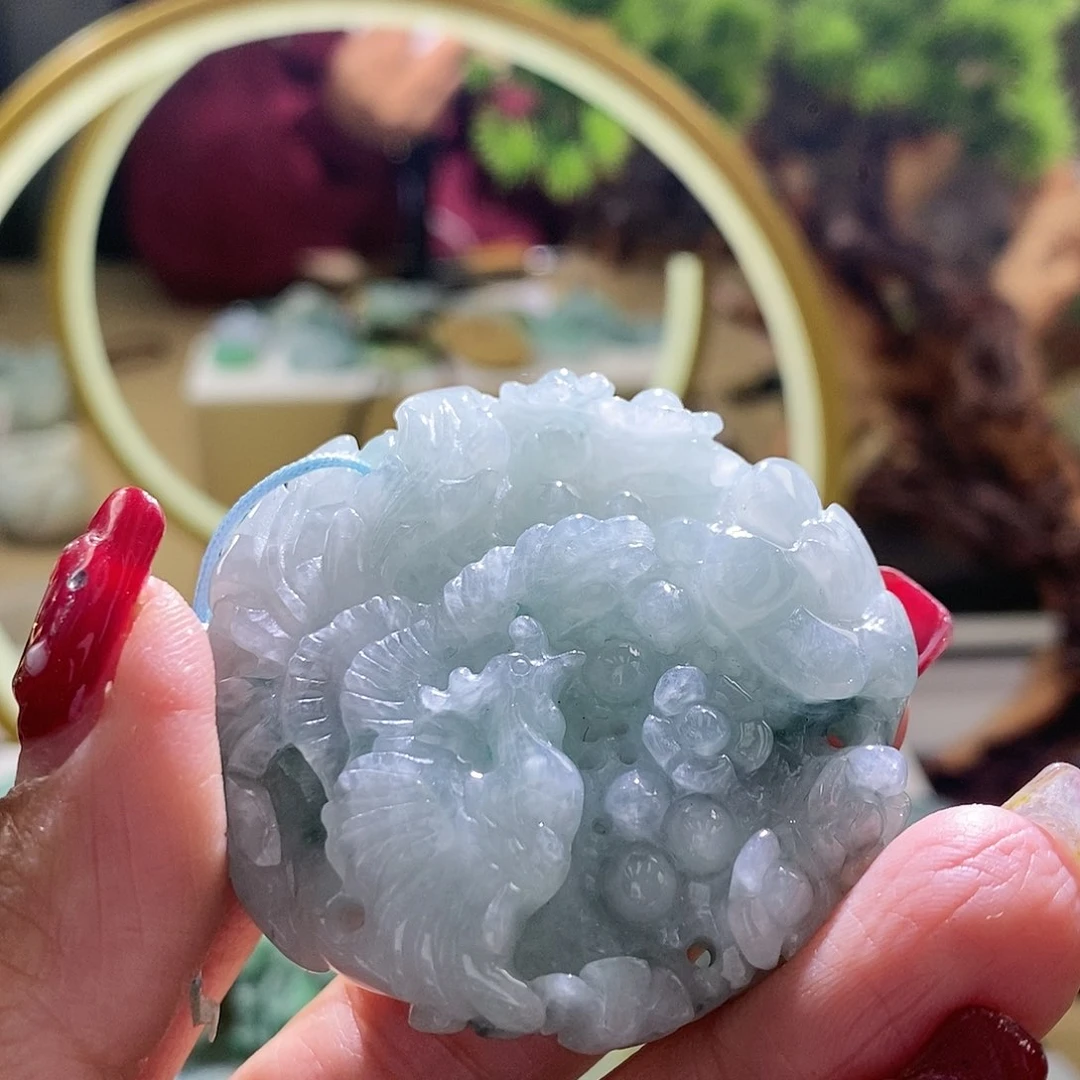 【闪购商品】翡翠颈饰未镶嵌凤凰