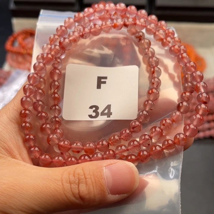 南红玛瑙未镶嵌多样性发货默认微瑕称重6mm