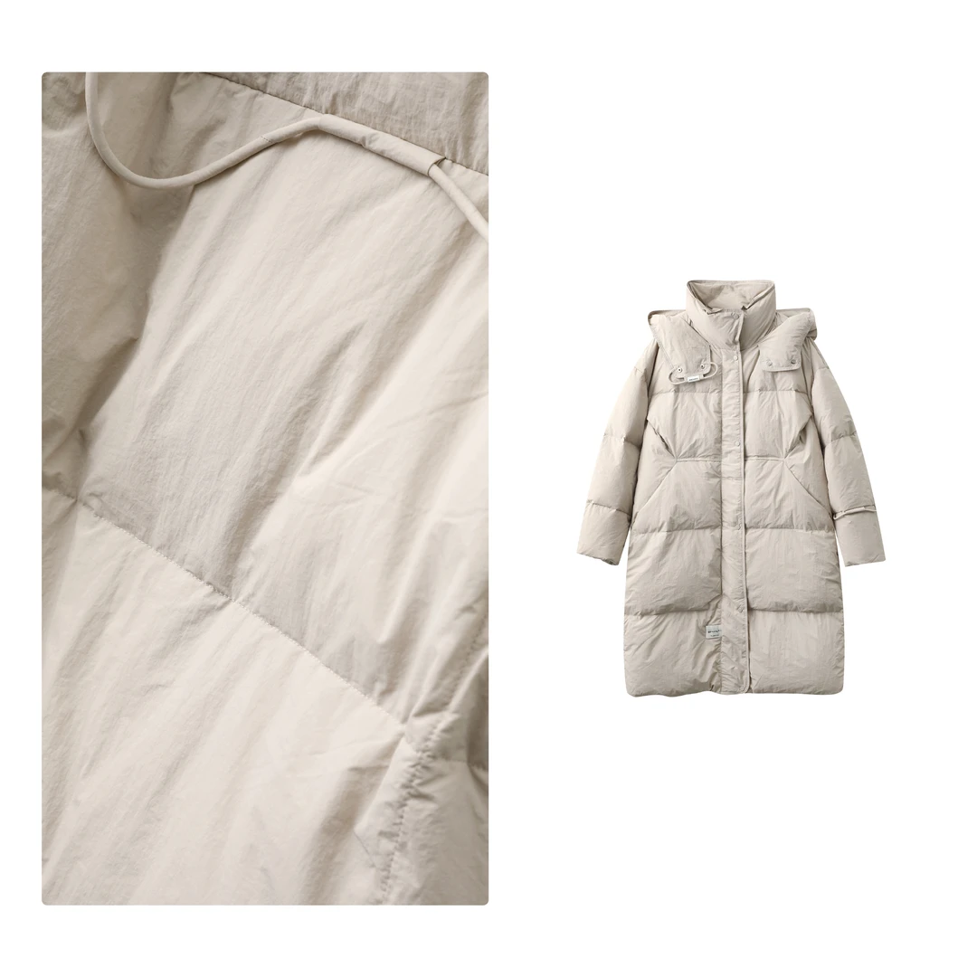 门店10&09！厚乳羽绒服」90鸭绒轻量无压高克充绒保暖外套女 M13821