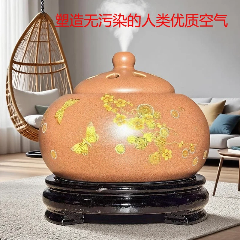 陶瓷家用电子定时调温檀香创意香薰炉卧室熏香炉驱蚊加热一炉多用