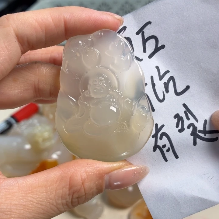玛瑙/玉髓未镶嵌吊坠(不含链)