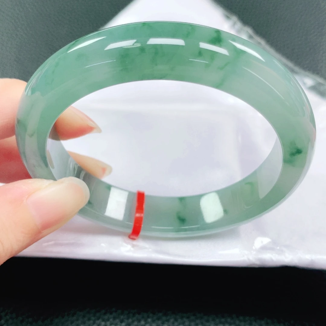 未镶嵌手镯翡翠58圈
