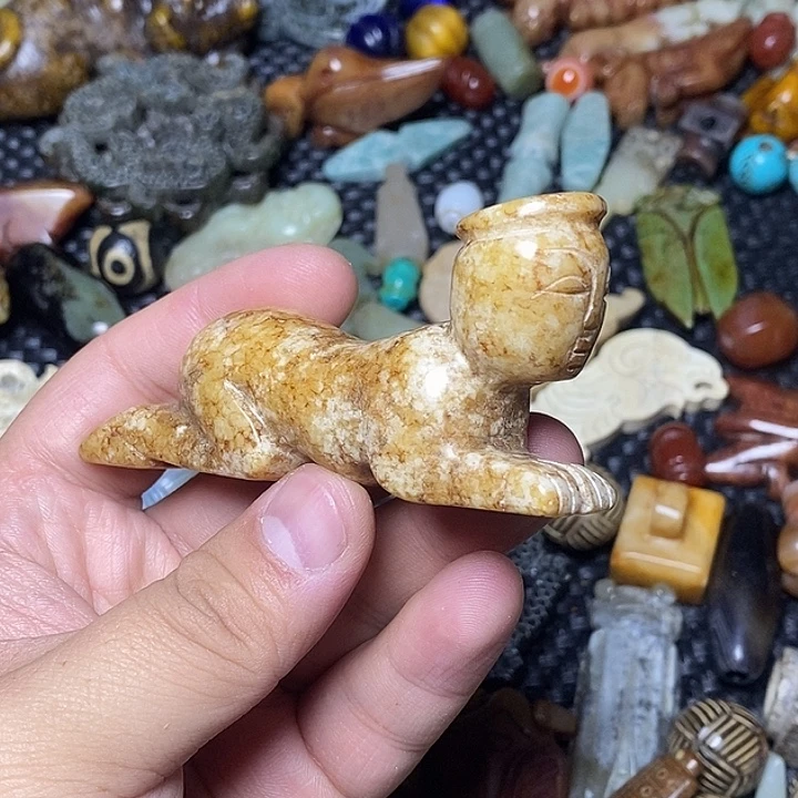 和田玉未镶嵌颈饰71